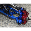 GPM Racing Aluminum Front C-Hubs Red : Losi Lasernut U4