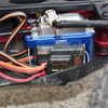 GPM Racing Aluminum Servo Mount Blue : Losi 1/10 Lasernut U4