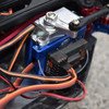 GPM Racing Aluminum Servo Mount Blue : Losi 1/10 Lasernut U4