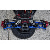 GPM Racing Aluminum Front Lower Arms Set Silver : Losi 1/10 Lasernut U4