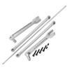 GPM Alum 7075 Alloy Rear Anti Swing Rod & Stabilizer Bar Silver for Losi 1/6 8IGHT-X