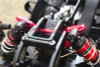 GPM Racing Aluminum Rear Shock Tower (1Pc) Set Red : Limitless / Infraction
