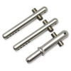 GPM Aluminum + Stainless Steel Front+Rear Body Post Silver : ARRMA 1/7 Fireteam
