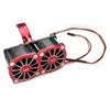 GPM Alum 7075-T6 Motor Heatsink w/ Dual Cooling Fan & Adjustable Mount Green for 1/5 Kraton 8S GPM Alum 7075-T6 Motor Heatsink w/ Dual Cooling Fan & Adjustable Mount Green for 1/5 Kraton 8S