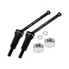 GPM Medium Carbon Steel Rear CVD Drive Shafts (40mm) w/Wheel Hex Silver for Mojave Grom