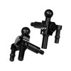 GPM 4140 Carbon Steel & 7075 Alloy Front Knuckle Arms Black for Kyosho Mini-Z
