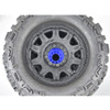 GPM Aluminum 8x32 to 17mm 1/2" Offset Hex Adapters (2) Blue for Pro-Line Wheels