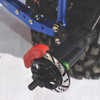 GPM Racing Aluminum Hex w/ Brake Disk Silver / Orange : Axial 1/10 RBX10 Ryft