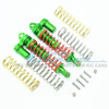 GPM Alum Rear Adjustable L-Shape Piggy Back Shocks 102mm Green : Rustler 4x4 VXL