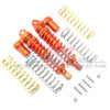 GPM Alum Rear Adjustable L-Shape Piggy Back Shocks 102mm Orange : Rustler 4x4 VXL
