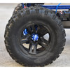 GPM Alum 7075-T6 Hex Adapters (+6.5mm) & Wheel Lock Black for Sledge/E-Revo/Maxx