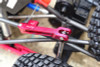 GPM Alum Front & Rear Sway Bar Silver & Stainless Steel Linkage : Unlimited D.R