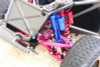 GPM Aluminum Front+Rear L-Shape Piggy Back Damper Orange : Unlimited Desert Racer