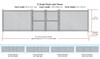 Woodland Scenics A3003 Chain Link Fence - O Scale