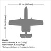 E-flite EFLU6550 UMX A-10 Thunderbolt II 30mm EDF Jet BNF Basic w/ AS3X & SAFE Select
