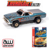 Auto World Thunderjet 1969 Chevy El Camino (Teal & White) HO Scale Slot Car