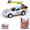 Auto World Xtraction 2004 Chevy Corvette C5R (Gulf White & Blue Gulf livery) HO Slot Car