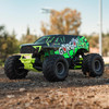 ARRMA 1/10 GORGON 4X2 MEGA 550 Brushed Monster Truck RTR w/ Battery & Charger Yellow