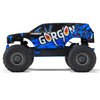 ARRMA ARA3230T1 1/10 GORGON 2WD RTR Brushed Monster Truck, Blue
