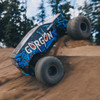 ARRMA ARA3230T1 1/10 GORGON 2WD RTR Brushed Monster Truck, Blue