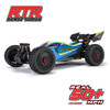 ARRMA ARA4306V4T4 1/8 TYPHON 223S DSC 4X4 RTR Brushless Buggy, Blue