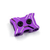 Yeah Racing YA-0485PP Aluminum Case 12-14 Gauge Wire Guard Clamp Type A Purple