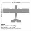 HobbyZone - HBZ6150 Apprentice STOL S 700mm BNF Basic Airplane with SAFE