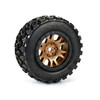 Pro-Line PRO1013115 Badlands MX43 Pro-Loc Tires F/R 24mm Bronze/Black Impulse Wheels (2) : X-MAXX