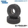 Vanquish VPS10108 1.9 Toyo Open Country R/T Pro Tires (2) Super Soft w/Cell Foam