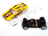 Auto World 4Gear 1970 Chevy Camaro Stranglehold FC Yellow HO Scale Slot Car