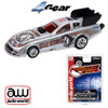 Auto World 4Gear 2022 Ford Mustang GT Wild Horses FC Silver HO Scale Slot Car