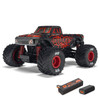 ARRMA ARA2137T1 1/16 QUAKE GROM 4X4 RTR Brushed Monster Truck w/Battery/Charger  Red