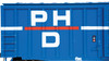 Bachmann 19614 50'6" Outside Braced Sliding Door Box Car - Port Huron & Detroit #1021 HO Scale