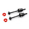 Yeah Racing KYFZ-014BK G45 Steel F/R Drive Shaft (Hex Adaptor) for Kyosho Fazer Mk2