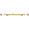 Athearn ATH14351 F89F Trailer, RTTX/Yellow #154350 Freight Cars N Scale