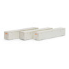 Athearn ATH17313 53' Stoughton Containers - Schneider # 2 (3-Pack) N Scale