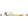 Athearn ATH14357 F89F Flat Car w/ 40' Trailer TTX #153958 - RIZ N Scale