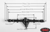 RC4WD Z-A0096 K44 Ultimate Scale Cast Rear Axle