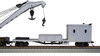 Bachmann 16149 250-Ton Steam Crane & Boom Tender - Painted Unlettered HO Scale