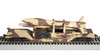 Bachmann 18340 52' Center-Depressed Flat Car - Desert Camouflage w/ Missile HO Scale