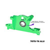GPM Aluminum Alloy Bearing Motor Mount Green for Traxxas 1/8 JATO / 1/10 Rustler