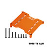 GPM Aluminum 7075 Alloy ESC Mount Plate Orange for 1/6 Traxxas Pro Scale Sand Car