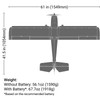 E-flite EFL-3352 Timber 1.5m 10th Anniversary BNF Basic Airplane w/AS3X+ & SAFE Select