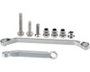 Hot Racing SXTY4908 - Aluminum Steering Link Silver for SCX30