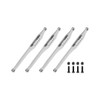 GPM Racing Aluminum 7075-T6 Lower Link Bar Set Silver for Losi 1/8 LMT