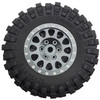NHX RC 1.2" Crawler Tires w/ Alum Beadlock Wheel (4) for 1/18 TRX-4M Super Soft -Titanium Color