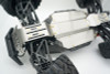GPM Racing Stainless Steel Skid Plates Front / Center / Rear Chassis Set: Maxx
