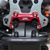 GPM Racing Aluminium Front Bumper Mount Set Red : Losi 1/10 Lasernut U4