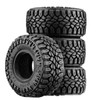 GPM 1.0 Inch High Adhesive Crawler Rubber Tires w/ Foam Inserts (4) for TRX4M