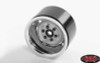 RC4WD Z-W0257 Rally 1.9" Beadlock Wheels Silver (4)